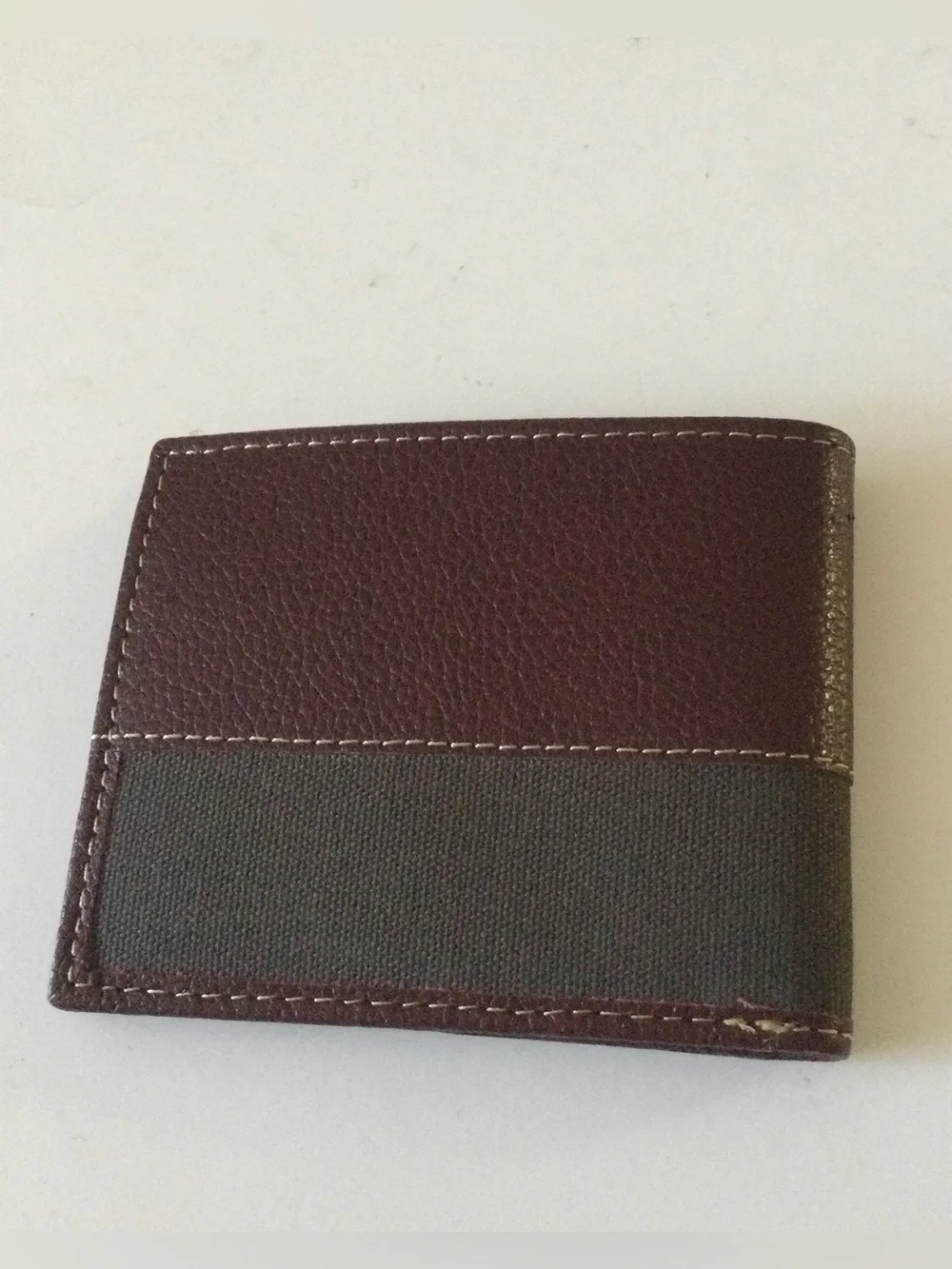 TIMBERLAND PRO PASSCASE LEATHER AND CANVAS WALLET NWT